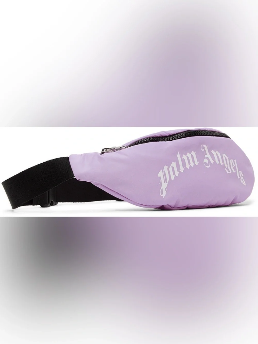 Palm Angels Kids Purple Curved Pouch